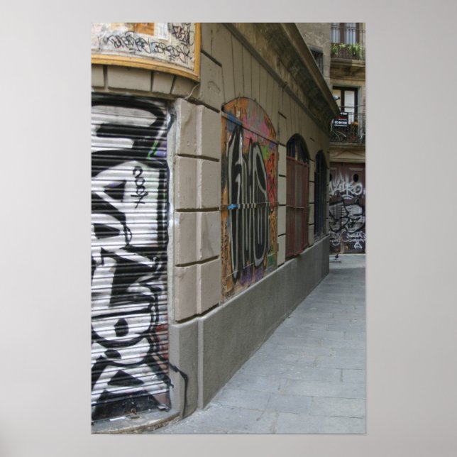 Graffiti - Barcelona Poster (Framsidan)
