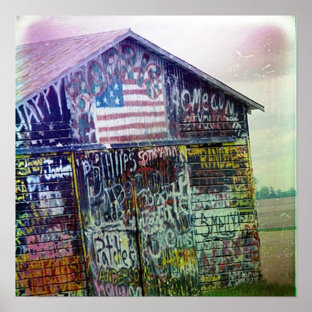 Graffiti Barn Poster (Framsidan)