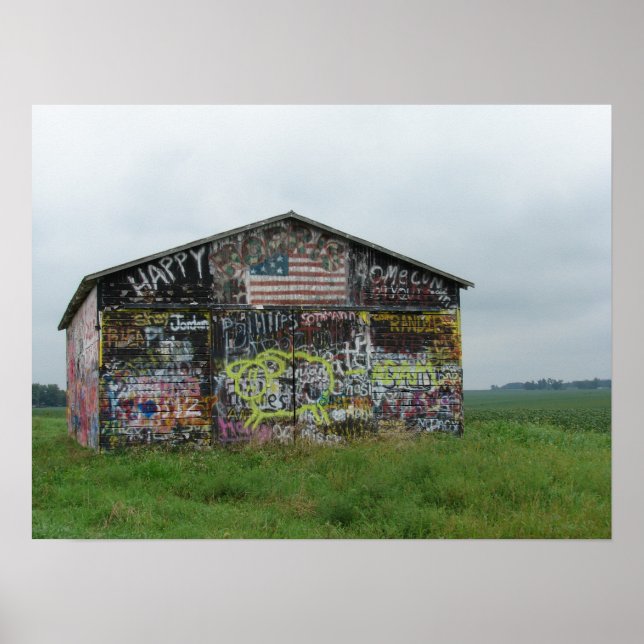 Graffiti Barn Poster (Framsidan)