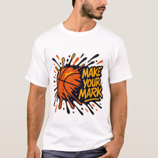 Graffiti Basketball Art - gör ditt märke T Shirt