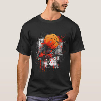 Graffiti Basketball Graphic Street Art Je T Shirt
