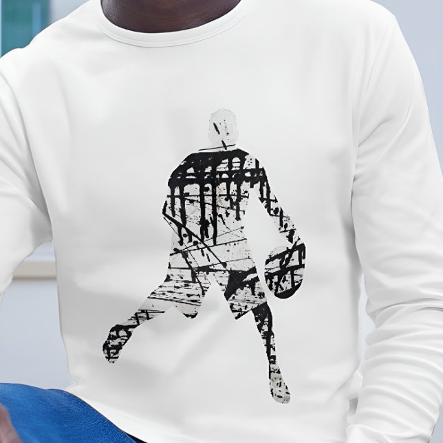 Graffiti basketball jersey Basketball player Hoodie (Skapare uppladdad)
