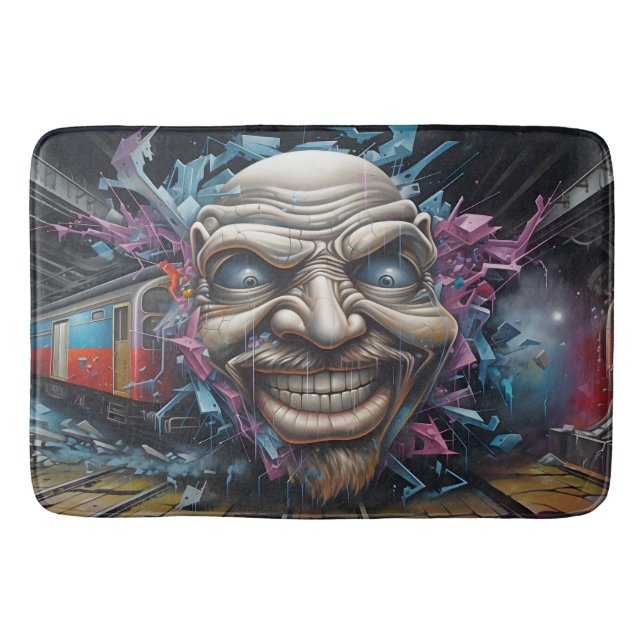 Graffiti Bath Mat Badrumsmatta (Framsidan)
