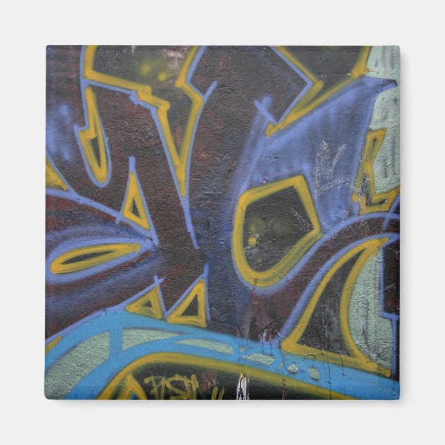 Graffiti, Berlin, Tyskland Magnet (Framsidan)