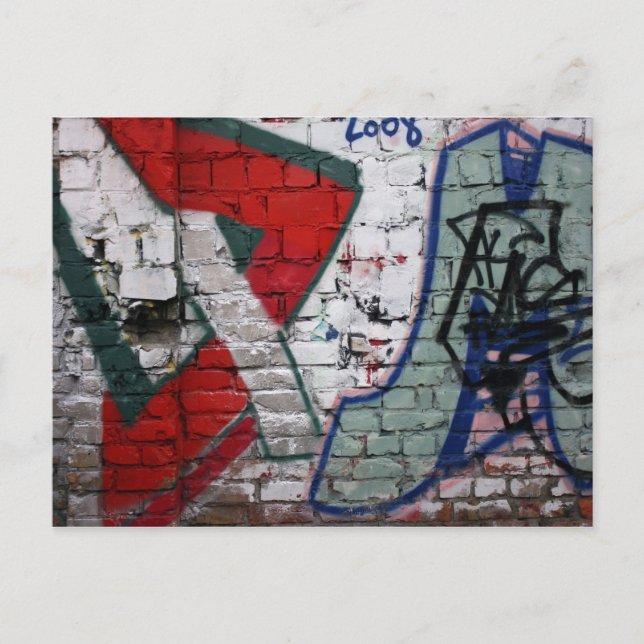 Graffiti, Berlin, Tyskland Vykort (Framsida)