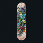 Graffiti Blommigt Deck for Skateboard<br><div class="desc">Gör den här Graffiti Blommigt Deck för Skateboard till din egen genom att lägga till din text. Om du vill komma åt avancerad redigering går du till "Anpassa den här verktygen" och klickar på "Information", rulla ner och tryck på länken "klicka för att anpassa ytterligare". Perfekt för alla Tillfälle som...</div>