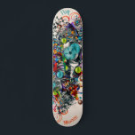 Graffiti Blommigt Deck for Skateboard<br><div class="desc">Gör den här Graffiti Blommigt Deck för Skateboard till din egen genom att lägga till din text. Om du vill komma åt avancerad redigering går du till "Anpassa den här verktygen" och klickar på "Information", rulla ner och tryck på länken "klicka för att anpassa ytterligare". Perfekt för alla Tillfälle som...</div>
