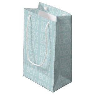 Graffiti Blue Baby Shower its A Girl Gift Bag