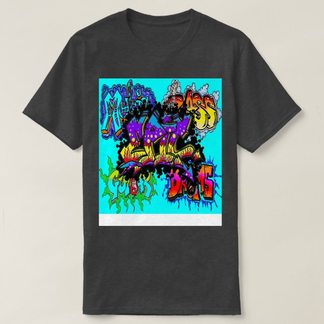 graffiti blue epic t shirt (Design framsida)