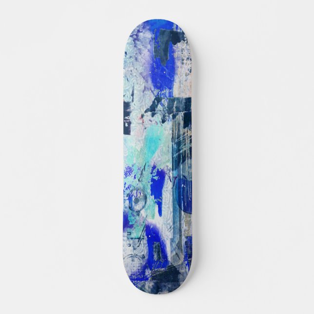 Graffiti Blue Skateboard (Framsida)