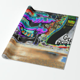 Graffiti Brev Urban Street Skull Wall Art Presentpapper