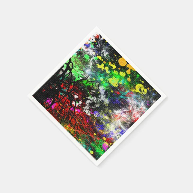 Graffiti Brick Wall Pappersservett (Hörn)