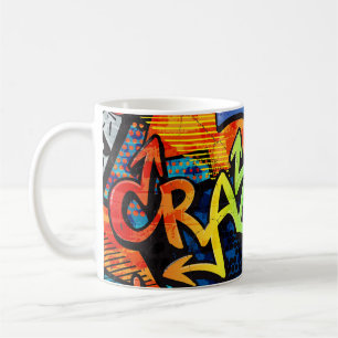 Graffiti Bricks: Urban Abstrakt Kaffemugg