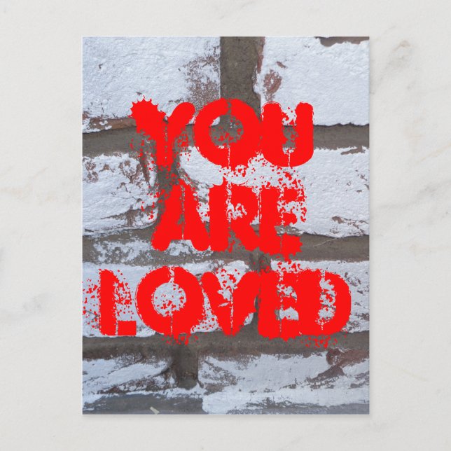 Graffiti Bricks Vykort (Framsida)