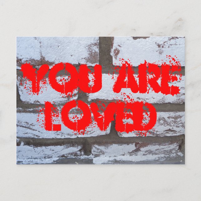 Graffiti Bricks Vykort (Framsida)