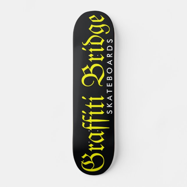Graffiti Bridge Skateboard Bräda 19,5 Cm (Framsida)