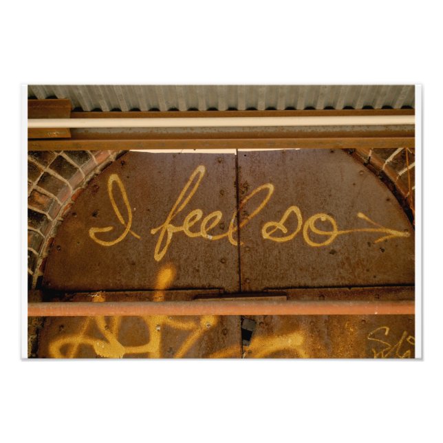 Graffiti- Brooklyn NYC Fototryck (Framsidan)