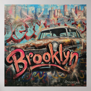 Graffiti Brooklyn Poster