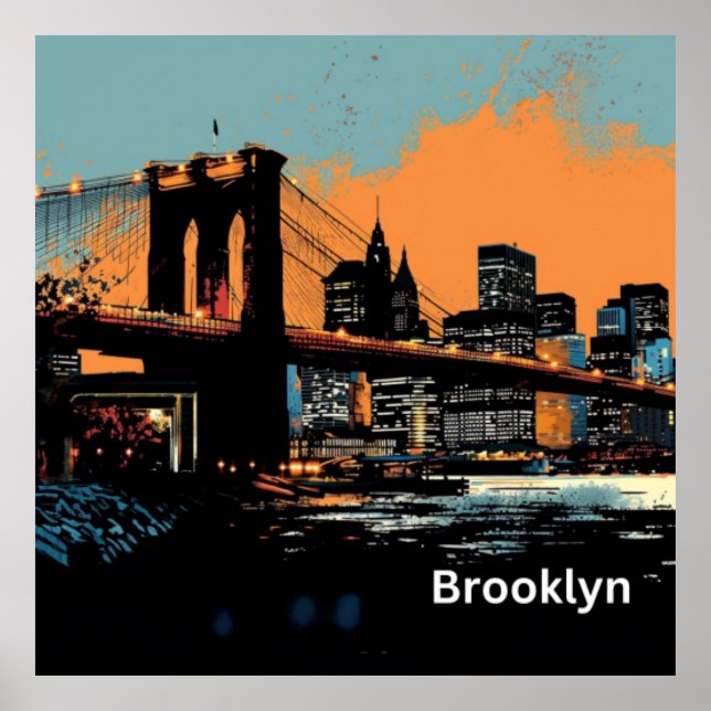 Graffiti Brooklyn Poster (Framsidan)