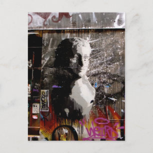 Graffiti Bust Vykort