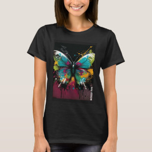 Graffiti Butterfly T Shirt