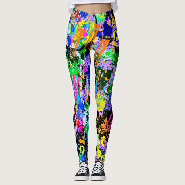 Graffiti Carnival Leggings (Framsida)