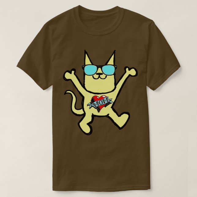 Graffiti Cat 24 1 T Shirt (Design framsida)