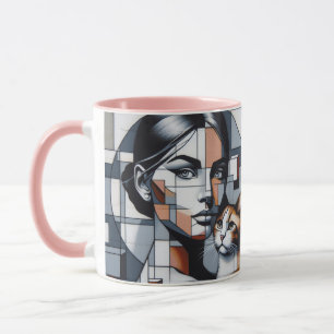 Graffiti Cat Dam Mugg