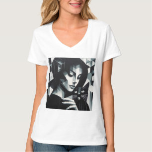 Graffiti Cat Dam T Shirt