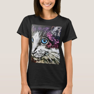 Graffiti Cat T Shirt