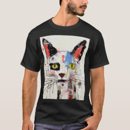 Graffiti Cat Urban Cool Feline T Shirt