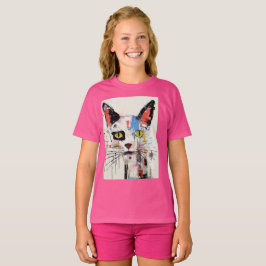 Graffiti Cat Urban Cool Feline T Shirt