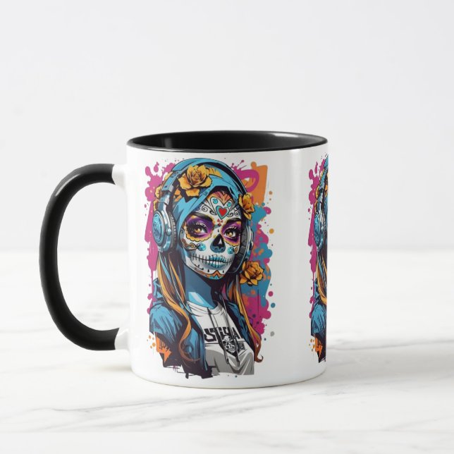 Graffiti Ceramic Mugg (Vänster)