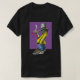 Graffiti Character spray-färgartist lila T Shirt (Design framsida)