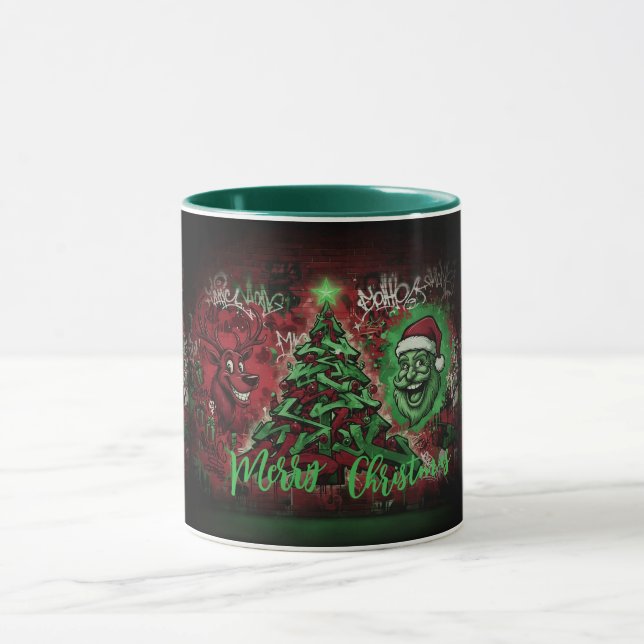 Graffiti Christmas Combo Mug Mugg (Center)