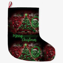 	Graffiti Christmas Stocking 12x20 Stor Julstrumpa