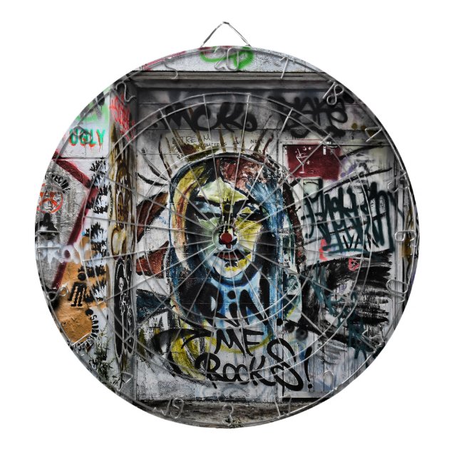 Graffiti Coola Modern Urban Street Art Darttavla (Framsidan)