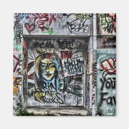 Graffiti Coola Modern Urban Street Art Magnet