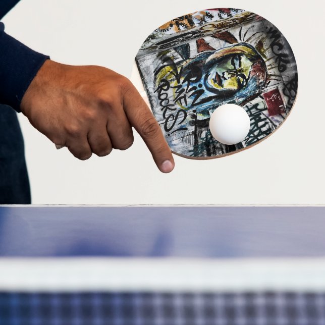 Graffiti Coola Modern Urban Street Art Pingisracket (Insitu)