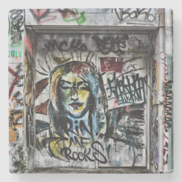 Graffiti Coola Modern Urban Street Art Stenunderlägg