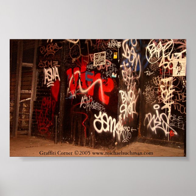 Graffiti Corner Poster (Framsidan)