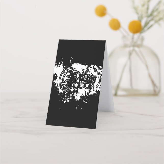 Graffiti Creep Tidsbeställning Kort (Framsida)