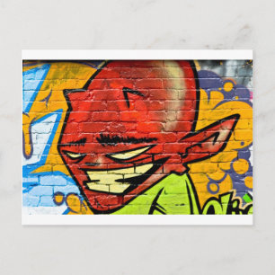 Graffiti Demon Vykort