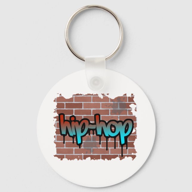 graffiti-design inom hip hop nyckelring (Framsida)
