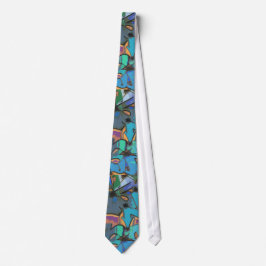 Graffiti Design Necktie Slips