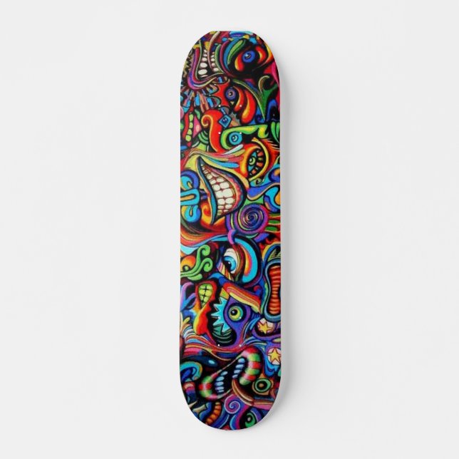 Graffiti design Skateboard Bräda 20,5 Cm (Framsida)