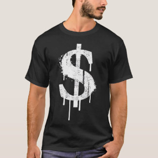Graffiti Dollar-dollarns sign$ Urban Stil Mon T Shirt