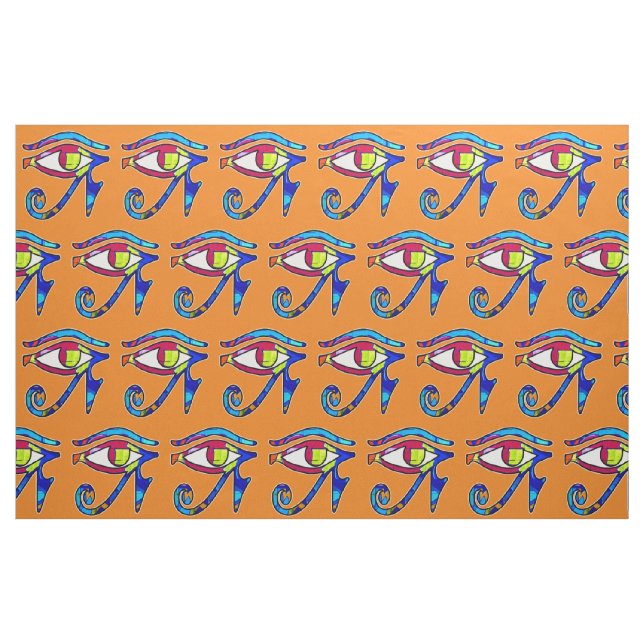 Graffiti Egyptian Öga Öga av Horus Tyg (Fat Quarter)