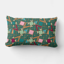 Graffiti Explosion Modern Geometric Pattern  Lumbarkudde