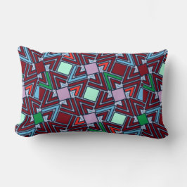 Graffiti Explosion Modern Geometric Pattern  Lumbarkudde